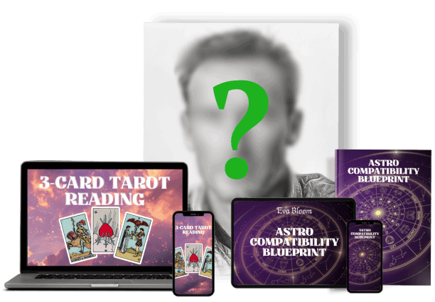 Tarot cards and divination imagery for Eva Bloom soulmate sketch context